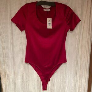 Brand New Red Suzy Shier Body Suit